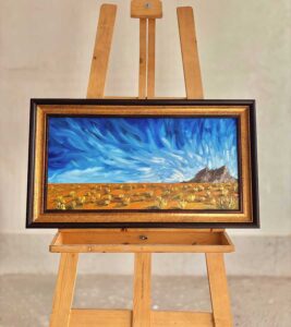 نقاشی بیابان